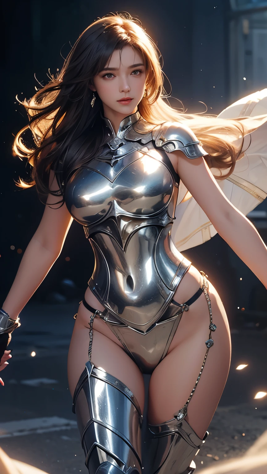 (Best quality, 8k, 32k, masterpiece, UHD: 1.2), professional photo, realistic photo, fantasy, multiple angles, photo taken up close, photo of beauty warrior , sexy, (Goddess of beauty), 1girl, ((legs spread, showing , pubic hair coming out of the armor)), ((large breasts, gigantic showing: 1.2, long natural breasts sticking out of the cleavage, armor)), ((erotic body, curved body, perky ass , Seraphina  a rider who likes to show off her naked body, muscular abdomen, beautiful breasts, smooth , naked, her female private parts, her naked breasts, exposed )), captivating beauty, Her blue eyes shine with determination, while her Golden hair falls in soft waves over her shoulders. ((Dressed in finely crafted armor, with gold details and sexy, armor that shows off her feminine features, she exudes a perverted sensuality, she doesn't wear panties,  or breasts outside her clothes)).
armor hugs her curves of her feminine body with elegance, highlighting her breasts and . The delicate lines and intricate details add a touch of seduction to her presence. A flowing cape dances in the wind as she moves,
armor  adjusted to highlight her femininity and toned abdomen.
(hyper-realistic), (illustration), (high resolution), (8k), (extremely detailed), (best illustration), (beautiful detailed visual quality), (ultra-detailed), (master part), (photorealistic) , (natural light), (rim lit), (Detailed face), (Highly detailed realistic skin textures), (anatomically correct), (alone), (1 girl), (highly detailed realistic hair), black hair, colored :1.2,, (heterochromic eyes), (Detailed green eyes), (small dots under the eyes), (large realistic breasts:1.5), (breasts exposed:1.long legs), (Slim abs), (dynamic pose) , transparent micro lingerie,(Sheer clothes:1.5), NSFW,extremely large naked breasts,naked part,bare breasts. She  a formidable warrior with a magnificent, charming aura. environment: medieval ruins, ruined castle, bed of pleasure.