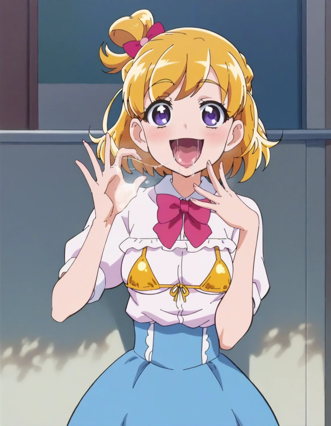 Aikatsu,crowd,Undressing