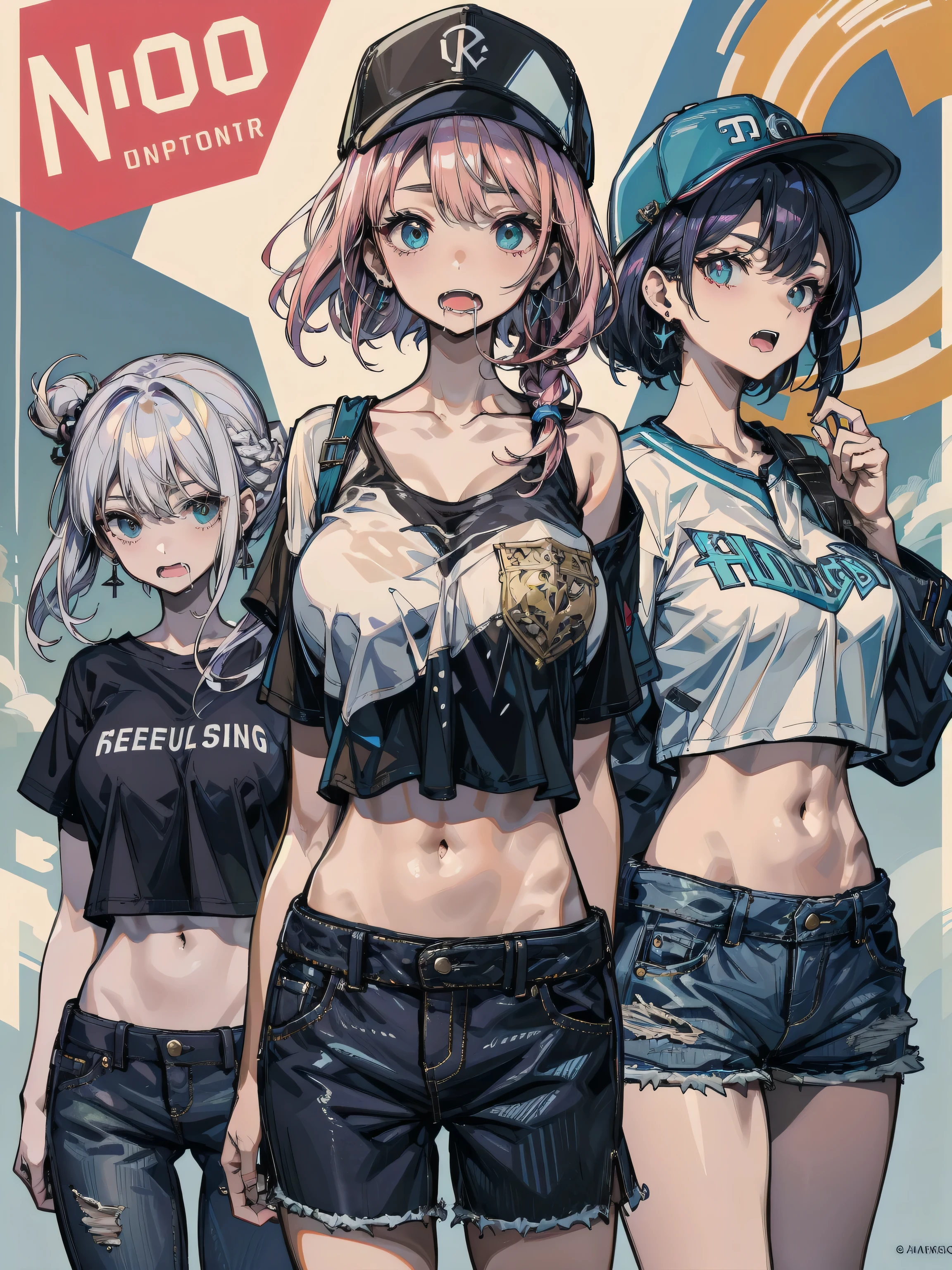 (mesa:1.2), realista, foto de 18 anos、Garota de camisa branca apertada(camisa desabotoada), metade  , melhor qualidade, (seios grandes:1.2), Ombros nus, decote, Nsfw Something?, [[Hands hidden behind the back]], brincos, Camisa completa, gargantilha preta, Sozinho, [sfw]、(Mini shorts jeans danificados、perna alta)、lindas pernas、beautiful abdomen、sente uma cadeira、Olhar de umbigo