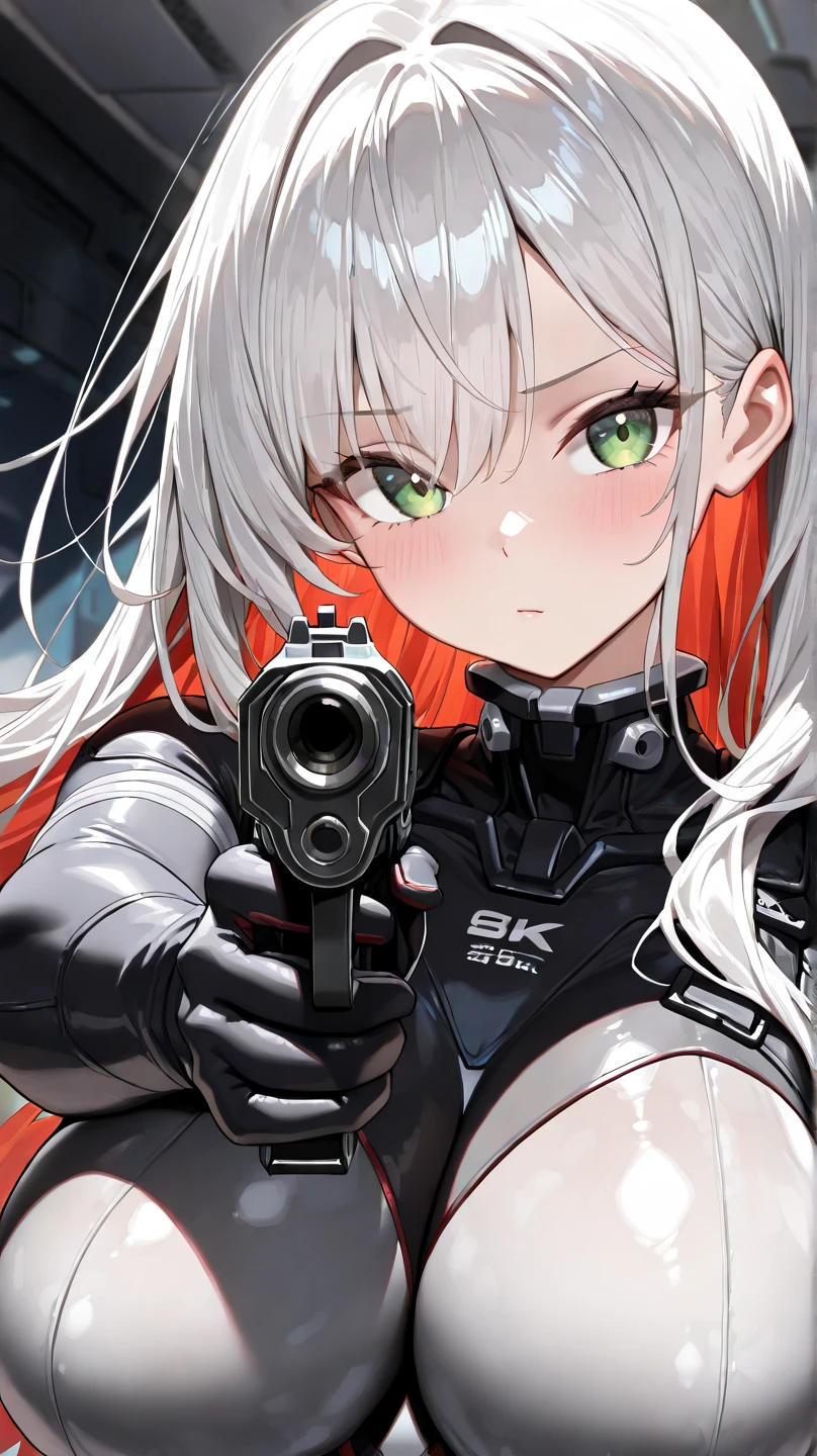 evil look , tactical clothes , full-length close-up , looking into the camera , military , Beautiful eyes , Beautiful girl ,