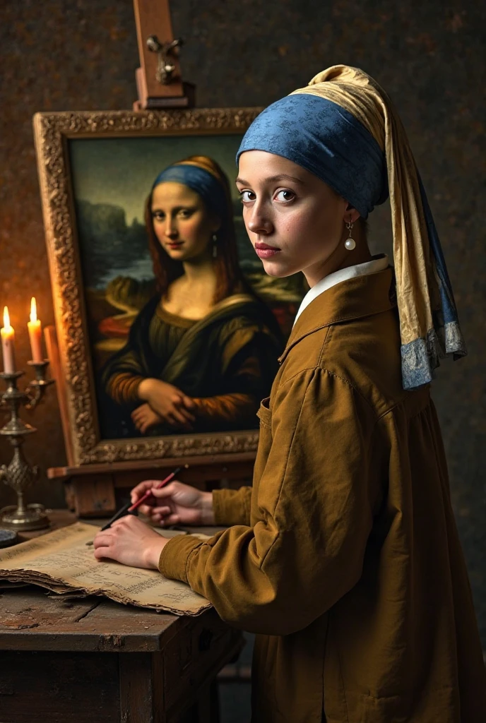 masterpiece, photorealistic, ultrarealistic,
Johannes Vermeer artwork comes to life when the gallery closes, walking about..
(in the style of Johannes Vermeer)
Surreal Harmony
<lora:Surreal Harmony:0.7>
<lora:Ghostly_Style_SDXL:0.4>