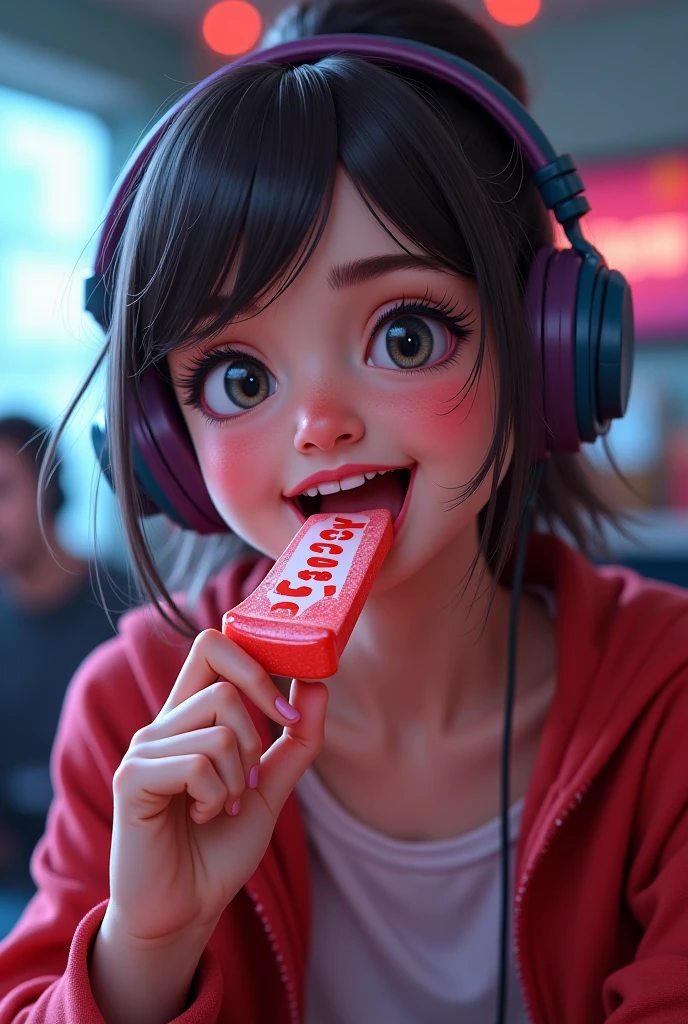 create popped popcorn dressed up as rap music songs, images must be of good quality and in a cartoon style, popcorn face