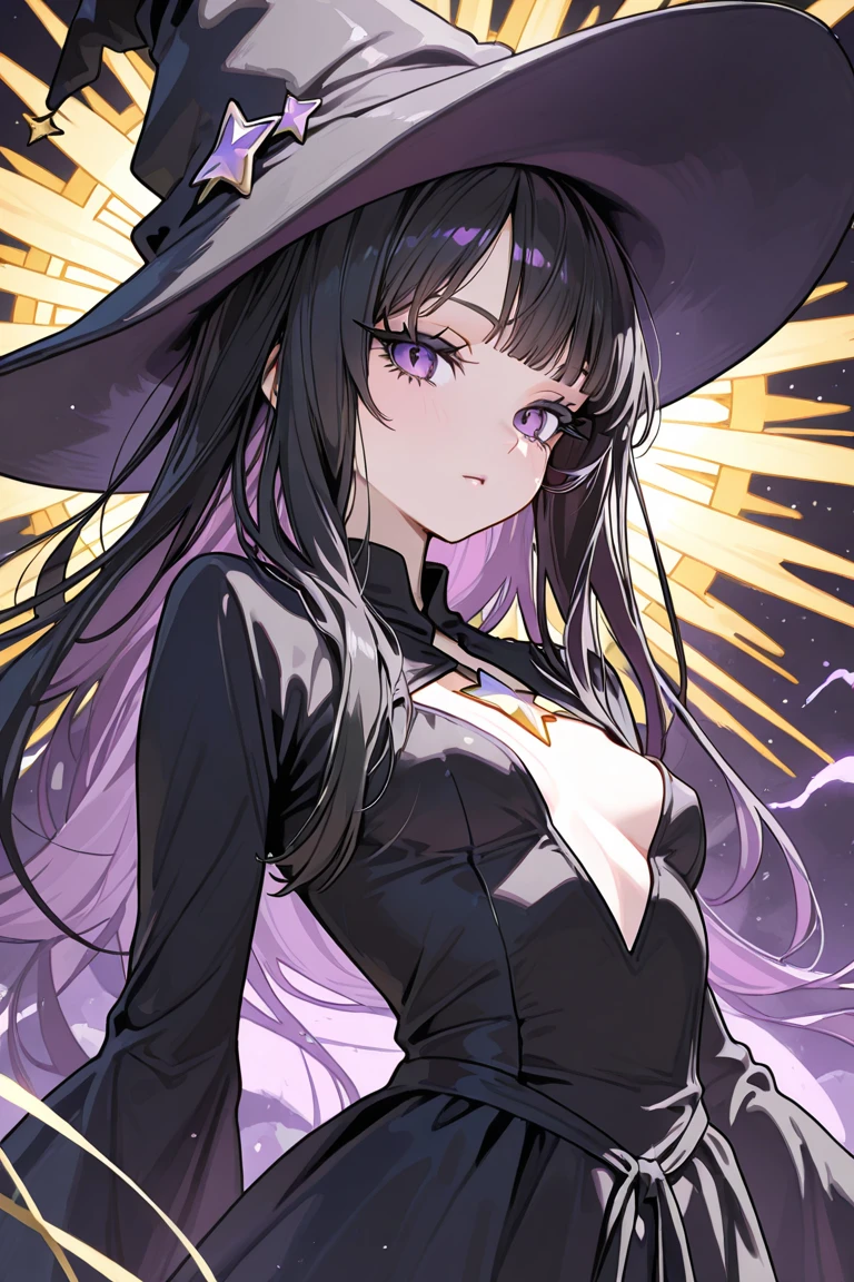 (Fatal Beauty,A charming villain,witch) ,(A supple and powerful physique),(Sensual charm),(Mysterious charm:1.1),(Captivating silhouette),(highest quality,High resolution:1.2),(dark,Threatening:1.1),((dark horror theme:1.5),(Thriller:1.5)),(Dark fantasy:1.5), (((Countless stars fly away:1.5),(Absurd:1.5),(wonderful:1.5))),Woman in a dress, ((((Glasses))))、((((big sapphire necklace))))、(Powerful numbers:1.1),(((Big Breasts))),(((Fiery crown:1.1))),prime color,Urban,Very detailed,masterpiece,Intricate details,Faded,Very detailed, Eye on the details,Intricate details,Dark and spooky atmosphere, spiritual being, Unforgettably beautiful, Ghostly figures, Shadow-like shape, Spooky whispers, Ominous Aura, Goth Maiden, Very darkHer eyes, Like dazzling fur in a starless haze,Her Mogul Snaps, Mysterious Cemetery,Black hair swaying in the moonlight, She summons darkness, (beautiful: 1.7), (Black Hat: 1.6), (An intricately decorated jet-black cloak: 1.6), (Delicately decorated cloak, Despite being damaged: 1.5), Hypermaximalist, Breathtaking oil paintings, Surreal, Ultra-realistic digital illustrations that mimic the style of oil paintings, Seamlessly blending the psychedelic visionary art of Alex Grey with the physical-mechanical aesthetic of H.R. Giger. Wonderful configuration, (Shining Eyes:1.6)、(Glowing Eyes:1.1),(hellish landscape:1.1),(fire,sulfur:1.1),(Threatening atmosphere:1.1),(dark shadows,Threatening presence:1.1),(Unlucky Clouds,Stormy Skies:1.1),(dark,Spooky atmosphere:1.1),(Aura of misfortune,Evil energy:1.1),(dark aura,cigarette:1.1),(Extreme heat,Burning Flames:1.1),(Nightmare Visions:1.1),(Predicting the end:1.1),(Whispers of misfortune,Devilish Laugh:1.1),(Cries of pain,echoing screams:1.1),(Bad luck symbol,Ancient runes:1.1),(Mysterious Relic,dark art ifacts:1.1),(Infernal Ritual,Ritual sacrifice:1.1),(Eternal Ruin,A hopeless existence:1.1), Inspired by abandoned mech backgrounds. Art created by Craig Mullins, Necrostyle., Detailed Description, Futurist