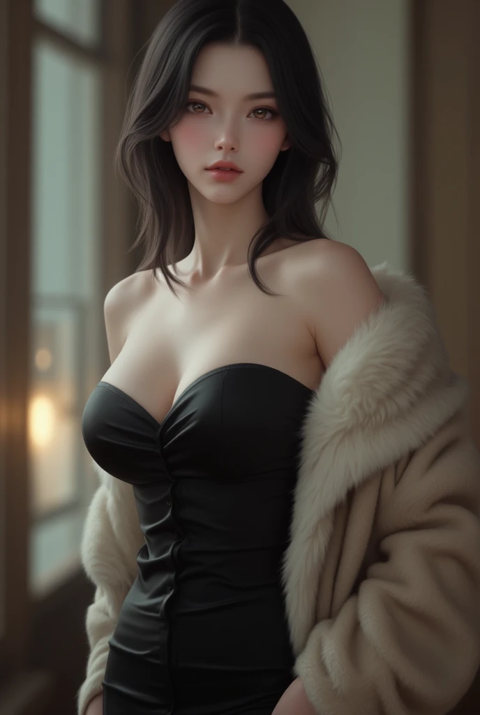 leogirl, seductive leaning forward detailed skin, 8k ultra realistic cg, picture-perfect face, flawless, clean, masterpiece, professional artwork, famous work of art, cinematic lighting, cinematographic flourishing,((black fur)),(1 girl,  Beautiful Korean girl),perfect face, (young:1.1),((figure in shape)),((2)), beautiful face, beautiful blue eyes,Eye Detail, face detail, (((perfect female body, narrow waist))),(big breasts:1.3)lora:GoodHands-beta2:1>, , ((standing girl)),Upper part of the body,leaf aside,attack pose,sheet down,right hand blade,, Cherry blossoms,, (masterpiece, Best Quality, high quality, High resolution, ultra detailed), 