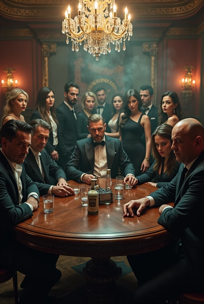 50th birthday party for 10 men and with several naked prostitutes 