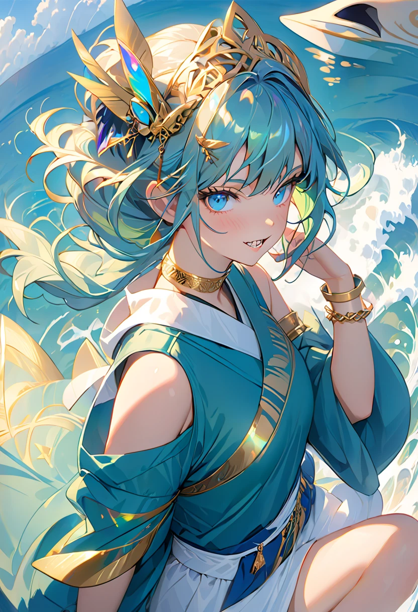 illustration, desenho animado, 1 garota, lily, veado centauro, seios grandes, seios pendurados, fundo simples, inclinando-se, ahegao, nu, (gozar nos seios: 1.5),