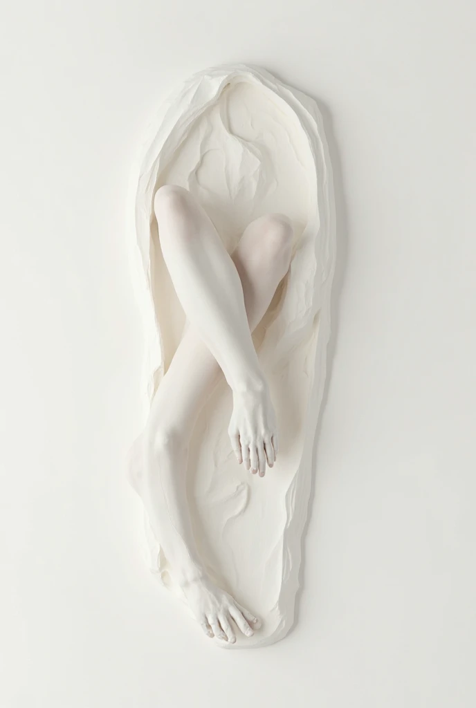 White silk long legs