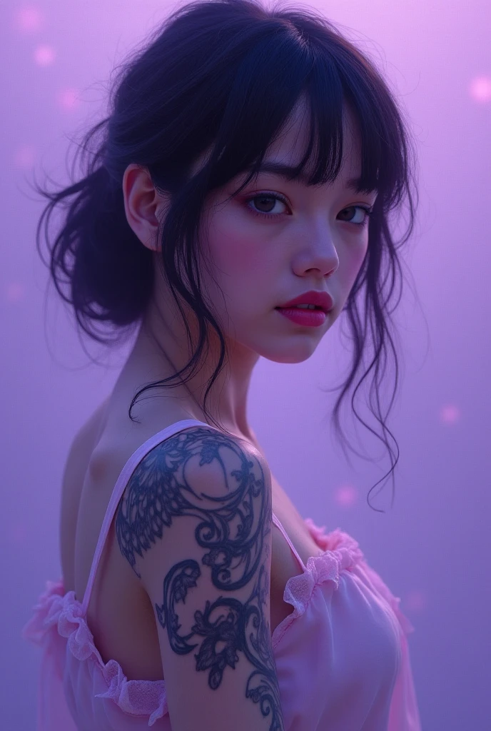 (Browsing Caution:1,4),Mix 4, (8K, RAWphotograph, Highest quality, Tabletop: 1.45), (Realistic, Realistic: 1.37),illumination, night, プロのillumination, photographn mapping, Radio City, Physically Based Rendering, Gradient Brunette, 高品質のphotograph, High resolution, 1080P, (Detailed facial depiction), (Detailed description of the hand), (Delicate CG), Extreme light and shadow, Rich details, (Detailed facial features), (Highest quality), Look in front of you, Highly detailed face, Highly detailed lips,  超High resolution, (Faithfulness: 1.4), photograph, 1 girl, [(sad)],  , Thin limbs, movie, Cool pose, I Cup, Highest qualityな完璧なボディ, photographのような, (1 girl: 1.3), Perfect balance, (Huge, Perfect breasts, Areola),(Realistic, Photorealistic:1.37),One Girl, Cowboy Shot,Professional Lighting, Photon Mapping, Radio City, RAWphotograph、(Photorealistic:1.4)、Octane Rendering、Complex 3D rendering with ultra-detail, Studio Soft Light, Rim Light, Vivid details, Super Detail, Realistic skin texture, Detailed aspect, Beautiful details in the eyes, Highly detailed CG Unity 16k wallpaper, compensate, (Detailed Background:1.2),Highest quality, 超A high resolution, Tabletop, One Girl, One girl,alone, Upper Body,View Viewer, Black Background, Bobcut, short hair, Multicolored Hair, compensate , Lips parted, Black Lips, eyeliner, Gothic, Goth Girl,((Multicolored Hairの色:1.4)),(((Fully nude))),((((nsfw)))),((Small breasts:1.2))