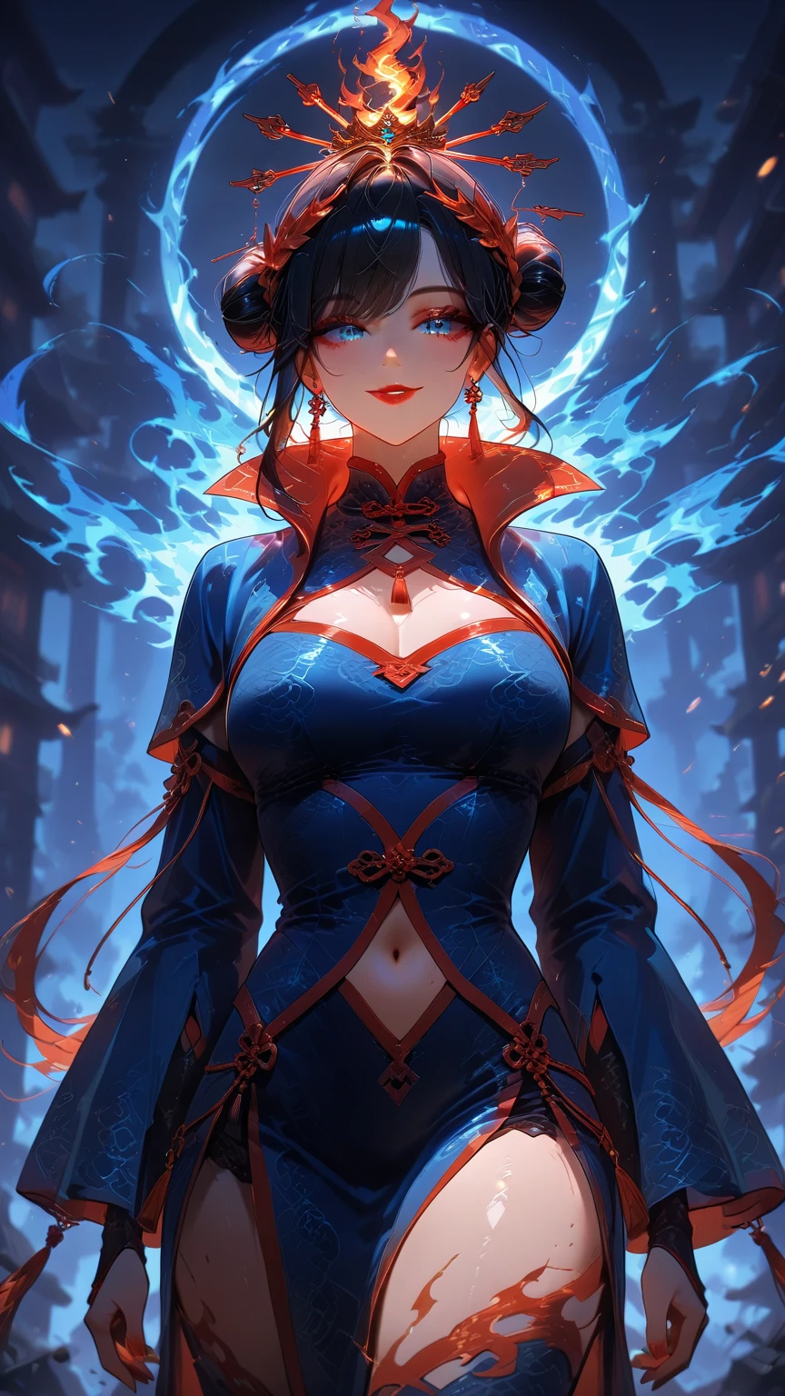 The painting depicts a mysterious creature with a face with big cat eyes, a cat's mouth and whiskers, a head with 2 small horns, a compact body that is a mix of a dragon and a bird, a bird's tail, extremely detailed 4k digital art, 4k detailed painting, 4k detailed art, extremely detailed digital painting, detailed 4k digital art, colorful and rich in detail, extremely detailed 4k art, 4k detailed fantasy, extremely detailed digital art, extremely detailed digital artwork, extremely detailed digital painting
