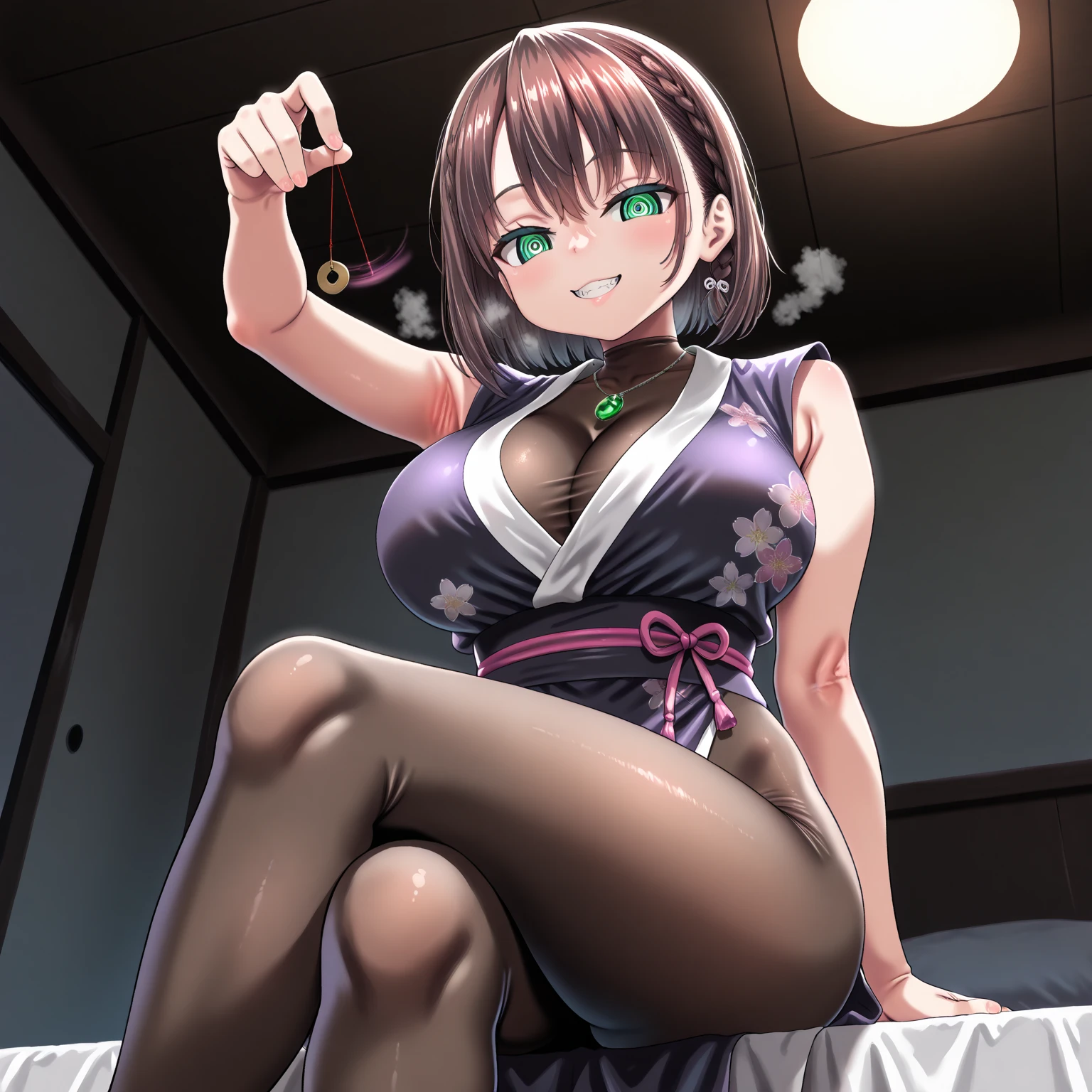 (highest quality)、(masterpiece)、(so beautiful)、(High resolution)、((An illustration))、(Very delicate and beautiful)、(Very detailed)、((CG))、wonderful、細かいディテールのmasterpiece、(The best and ultimate art)、Very detailed 、(CG Unity 8k Wallpaper)、(1 girl), (((Cowboy Shot)))、(((Wearing clothes)))、(((Perfect Face)))、(((Half-open eyes)))、(((Sticking out tongue)))、(ベストAn illustrationレーション),(超High resolution)、(Best Shadow)、(((Straight fingers)))、(((Sensual)))、(((Muscular)))、(((Plump)))、(1 Japanese female)、(background、garden)、(((haigure)))、((((Giant saggy))))、((((Super big boobs))))、(((Special week))),(((Uma musume)))、(((Brown Hair)))、(((short hair)))、(((White and purple clothes)))