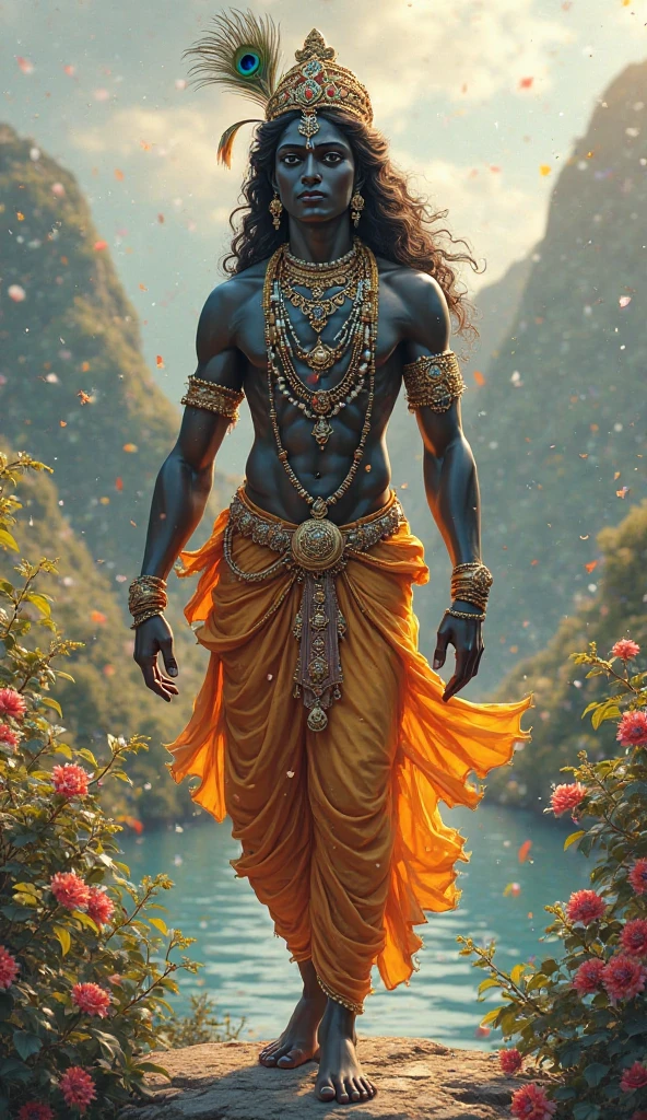 Sun rises and dark krishna like in kalki movie 2024
