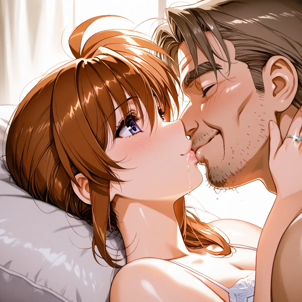 (bride),(church),(bent over),(dress pulled up),(red hair),(curly hair),(freckles),(green eyes),(standing doggy style),(1 man),(1 girl),( huge penis ),(cum on ass),(creampie),(penis in ass),(anal sex),(best quality,4k,8k,highres,masterpiece:1.2),(ultra-detailed),(realistic,photorealistic,photo-realistic:1.37),(HDR),(UHD),(studio lighting),(extreme detail description),(professional),(vivid colors),(portraits),see-through transparent clothes),(large breasts)