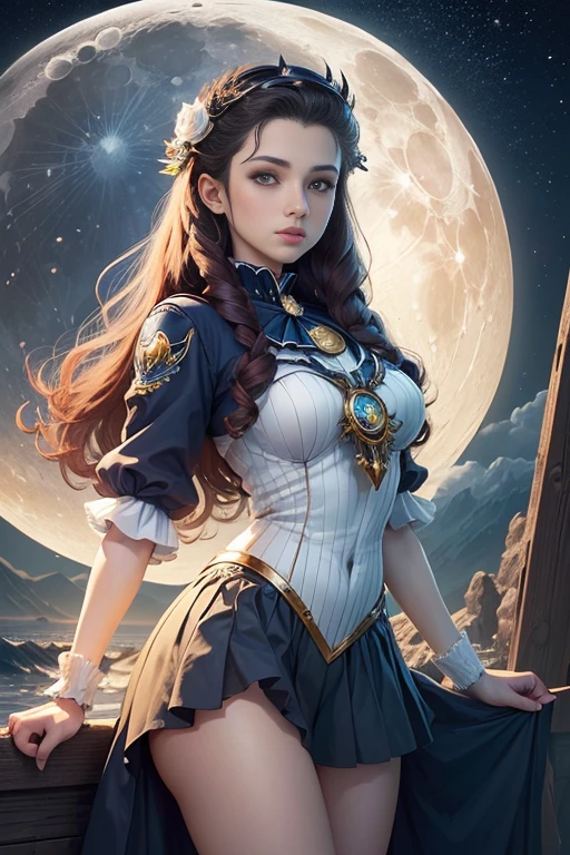 Masterpiece, best quality, (1 girl), Super Mariner Moon, perfect face