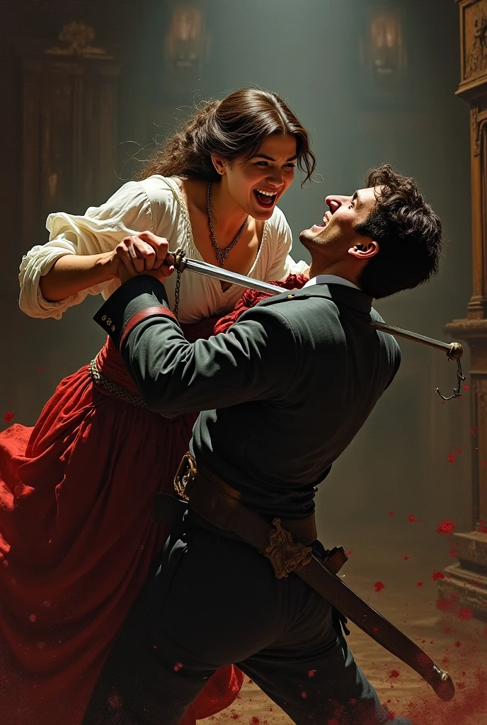 A realistic photo, Photorealistic: 1.4 Official Art, ultra detialed, Beautiful and aesthetically pleasing, beutiful, Masterpiece, of the best quality,bed room,A man and a woman make love, A woman in the pose of a rider from above