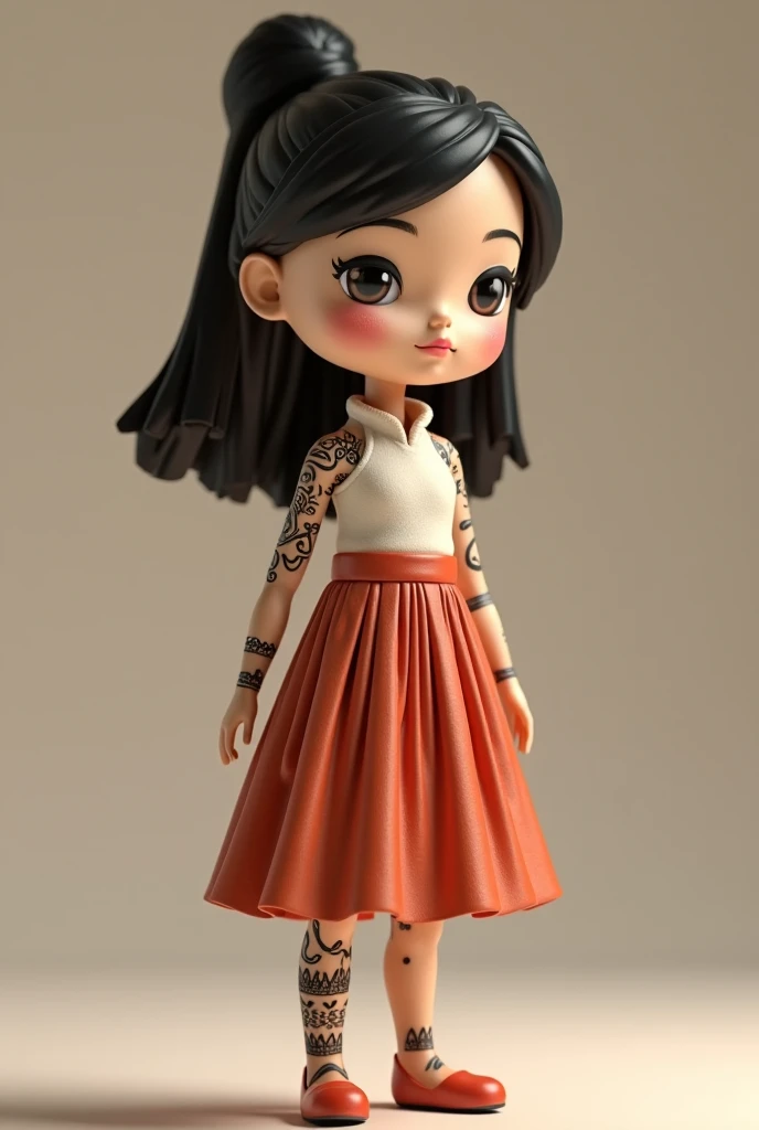 photo realist, femme, short shorts, cheveux noirs, yeux bleus, Femme asiatique , 25 ans, Corps entier