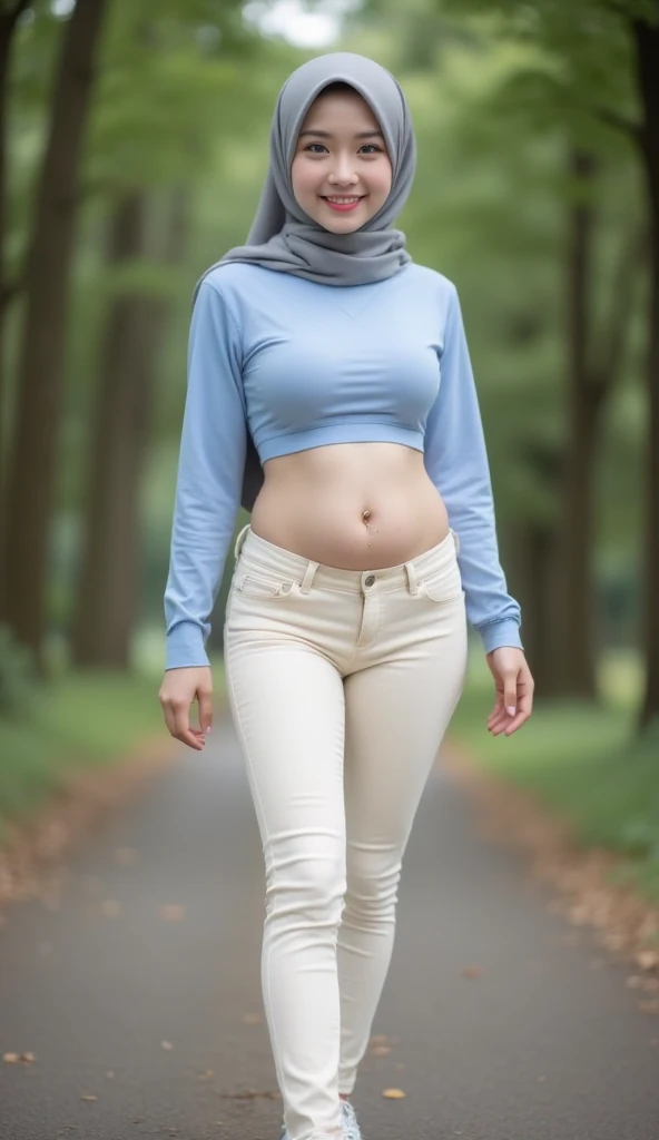arafed woman walking on the beach with a blue skirt, her belly button is exposed, sultry body with sexy belly, exposed midriff, belly button showing, beautiful midriff, exposed waist, belly exposed, in the beach, white skirt and barechest, a blue skirt, at a beach, tinyest midriff ever, clear curvy details