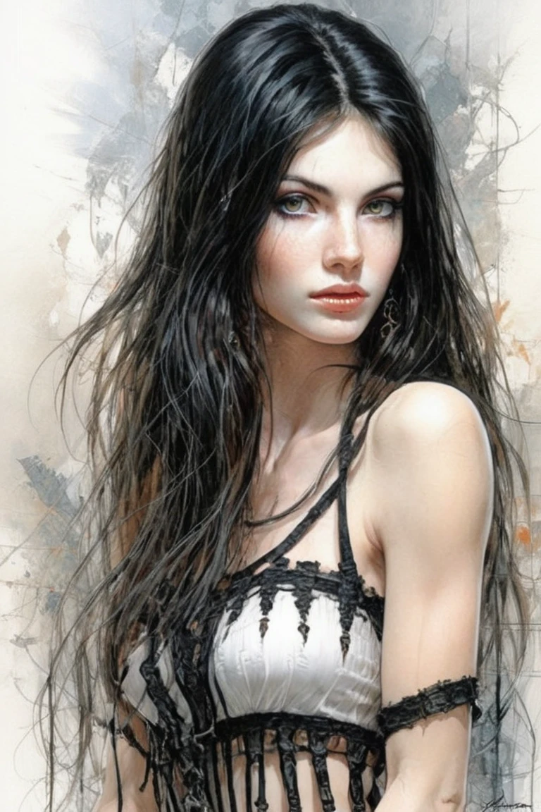 dark theme, ((best quality, masterpiece)), <lora:Luis Royo and Woman v.2:0.8>, professional quality art by (Luis Royo:1.1), Atey Ghailan, Artgerm, Jeremy Mann, Greg Manchess, Antonio Moro, (Extremely Detailed Oil Painting:1.2), intricate details, photorealistic painting art by midjourney and greg rutkowski, (realistic, photorealistic:1.3), lifelike rendering, visually stunning, immersive atmosphere,night, sharp focus, photon mapping, radiosity, physically-based rendering, masterpiece quality, absurdres, ultra detailed, high resolution scan, (8k, uhd), <lora:flat2:0.25>
BREAK
kawaii plushie mascot rabbit thing hmmmm, abstract background