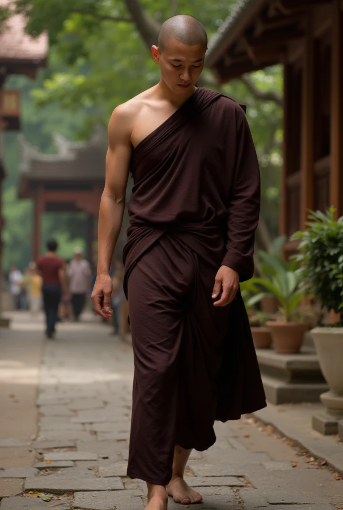A human monk warrior