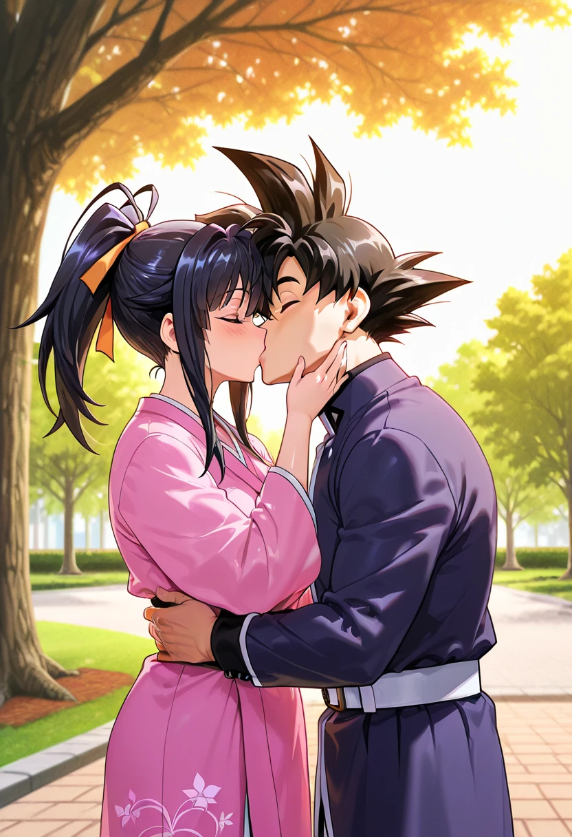anime couple kissing in the rain with bubbles and stars in the background, anime cover, nightcore, shoujo romance, by Yuumei, nixeu and sakimichan, shoujo manga, high quality fanart, official fanart, japanese shoujo manga, dreamy psychedelic anime, anime in fantasy style, anime wallaper, manhwa, cover manga