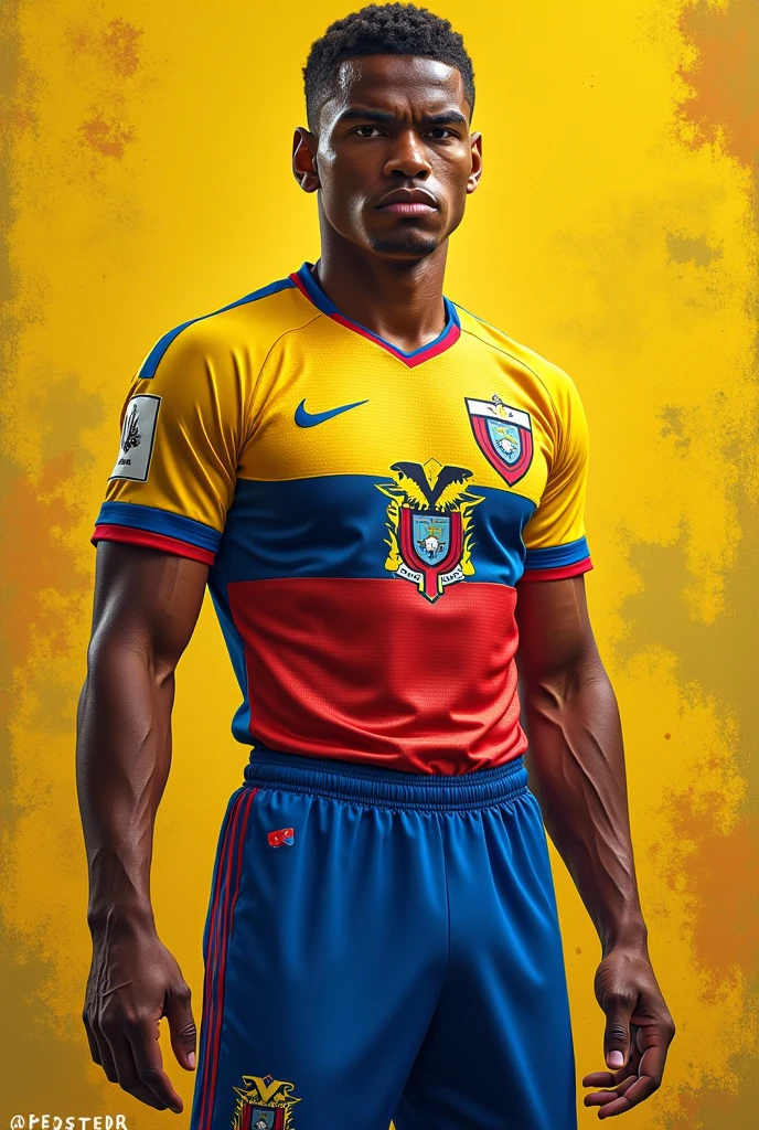 Man with Colombia shirt number 7 that says Richard JR