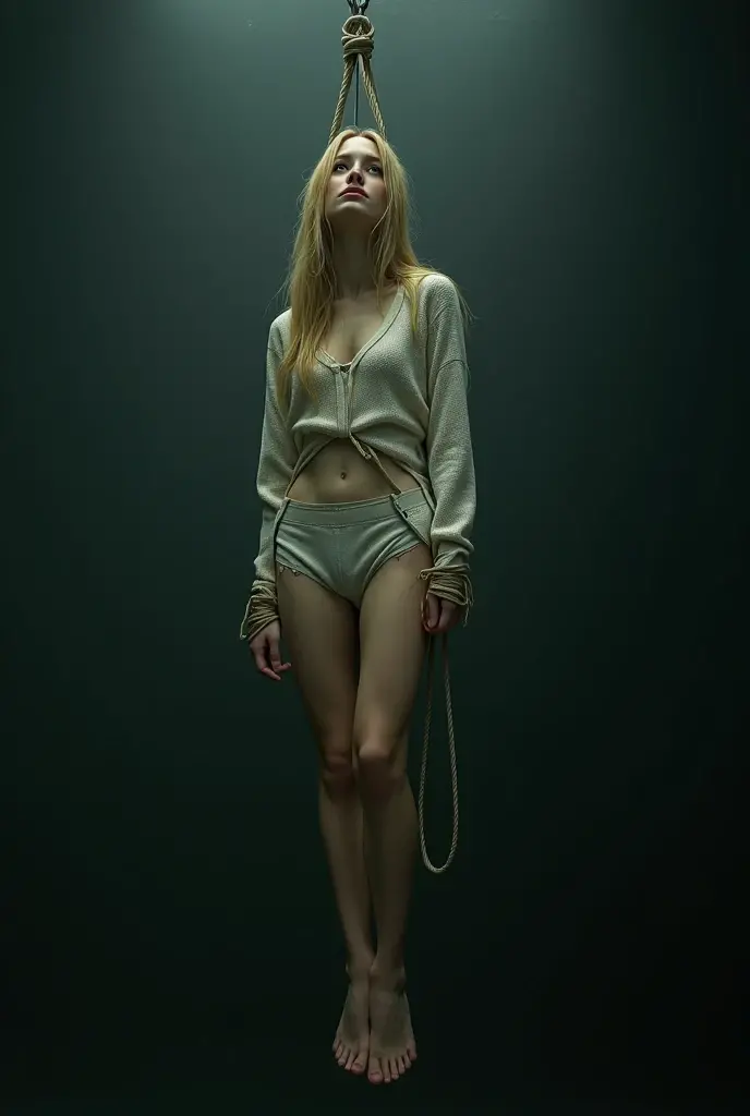 Skinny skinny. severely emaciated body,blonde, beautiful smile. wearing a shirt. lifted her skirt in tights