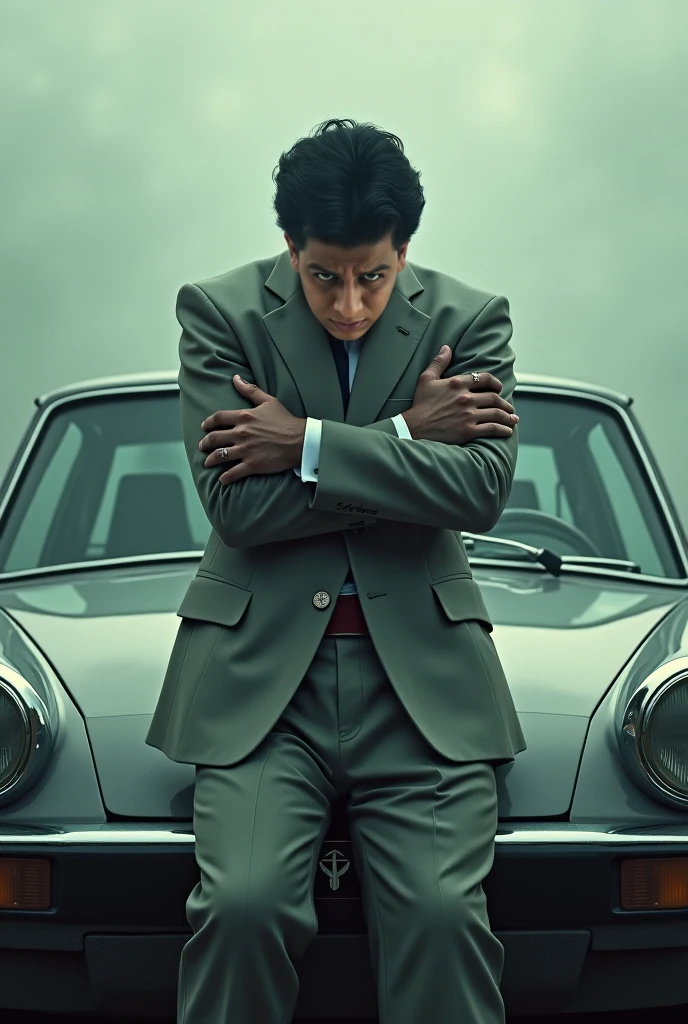 age 55,Kogoro Mouri,uncles,Tong,Bulge,Sitting in the car,Black short stockings,Slip leather shoes,(There is a milky translucent mucus under the sole)