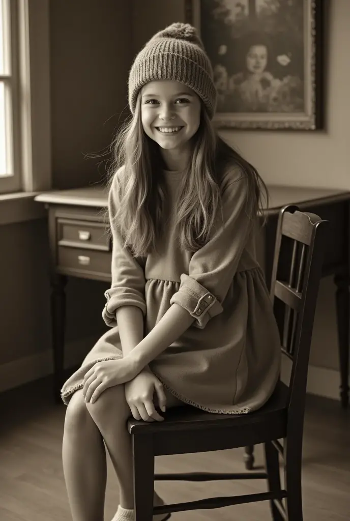 12 year old girl with dresses,sitting legs open