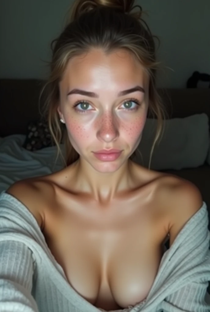 The selfie of a naked girl