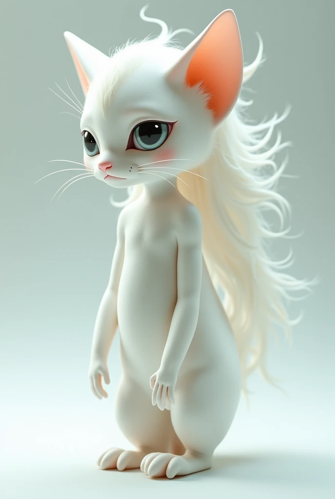 An hu man whit an cat tail