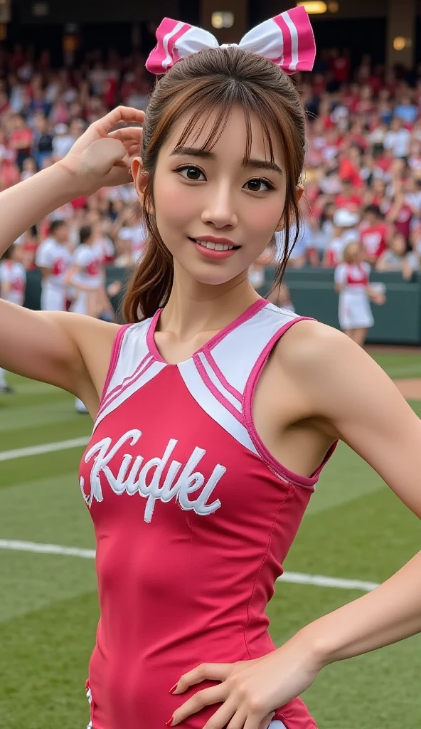 Beautuful Women、18year old 、body shot、cheering cheerleaders
