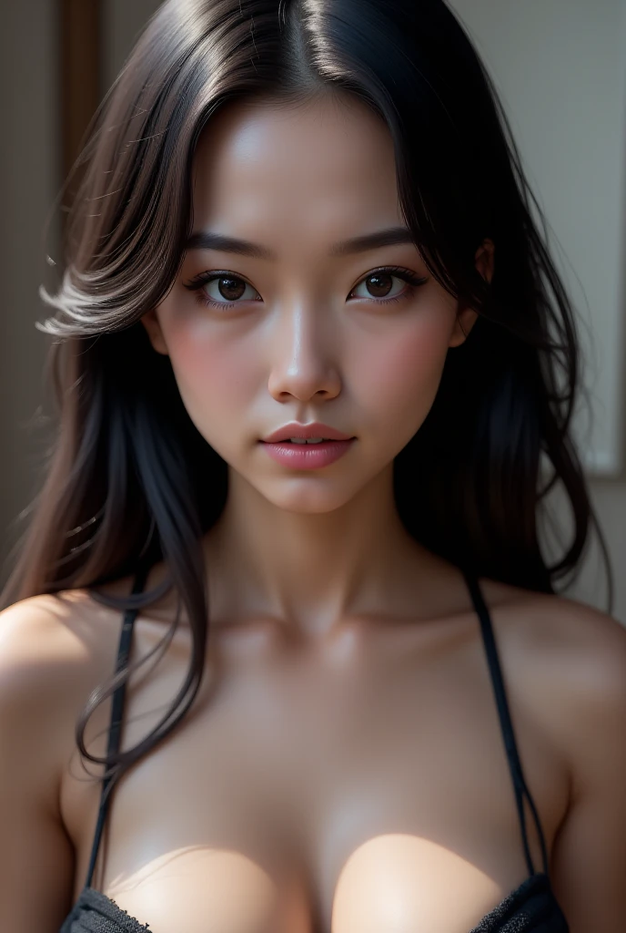 RAW image, 16K, color, image, (Only one girl), Beautiful Face, Highly detailed face, Very fine double eyelids, Very high quality neck, Beautiful Hair, Very fine hair, High quality hair, Highly detailed skin, Highly detailed skin, Very high quality legs, Very beautiful legs, (Highly detailed armpits), Very high quality underarm, ((Side fetish)), ((The ultimate in high quality underarm: 1.3)), Sunken armpits,((((Armpit depression))), (((((Deeply wrinkled armpits))), (color素沈着した脇の下))))), {{{Severe color素沈着した脇の下}}}}, ((Deeply wrinkled armpits)), color素沈着した脇の下, (Swimwear), Saggy, Black Shortcut,