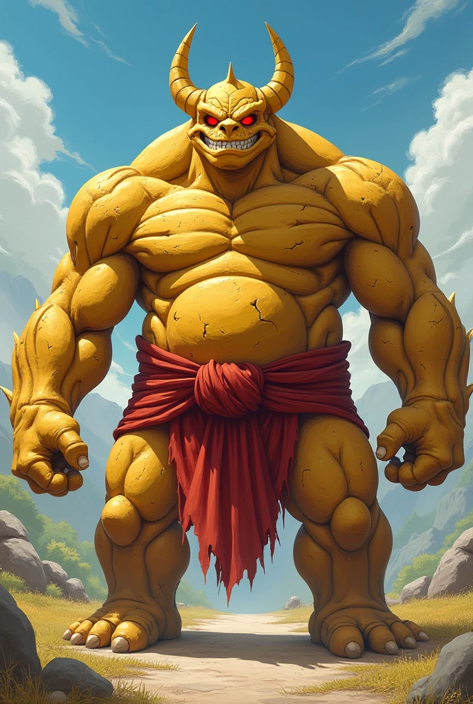 Make me a mascot look strong and the theme is culinary from indonesia that called Es Selendang Mayang.Make the character dominant white,make the character look muscular