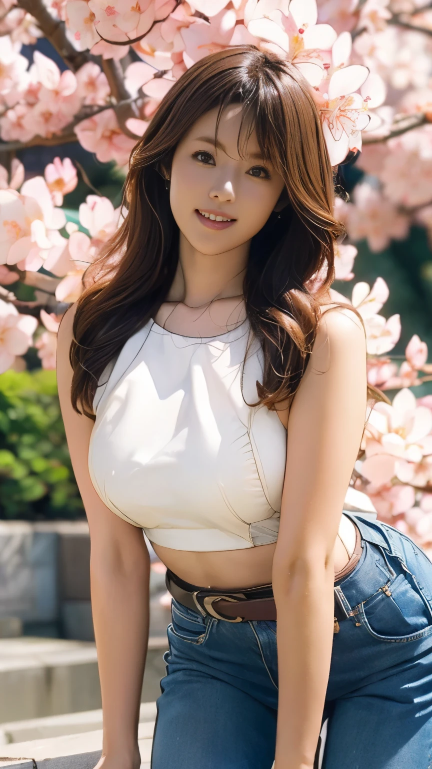 (8K, RAW Photos, of the highest quality, Masterpieces: 1.2)、((a necklace、piercings、a secretary、Pink bra、Floral bra、Sheer Bra、Black super mini skirt、long boots))、 ((From head to foot、Ultra-long range:1.3)),1 persons、super detailed, Super Resolution, (Realistic, Real Photos: 1.3), Portraits, high resolution RAW color photos, Professional Photos, highly detailed and beautiful, Highly detailed, 8K Picture Wallpaper, Amazing details、Cute beautiful woman with perfect body: 1.4、Slim big: 1.2、Full body image, ((Gray hair color、Longhaire, Colossal tits: 1.2)) 、(High Definition Breast、happy facial expression)、((the setting sun、on a hill、open one's legs:1.2)), ((Women as the main focus))、High-definition face and skin texture、A detailed eye、二重まぶた、Highly detailed and focused chest、(爆乳:1.2、Too large breasts:1.2、Bursting breasts:1.2)、Seduce your partner with boobs