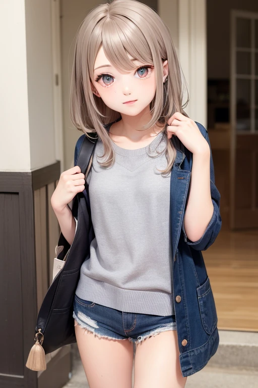 short hairと白のSummer knitwear, Summer knitwear, short hair, 前髪のあるshort hair, Cute face girl, Cute little face in a portrait, French Bob, White skin!!, 短い茶色の髪とBig eyes, Soft Portrait Shot 8k, Beautiful light、Big eyes, beautiful girl, Young girl with bob cut, Best image quality, Tabletop, Leonardo da Vinci&#39;Da Vinci Notebook, Leonardo da Vinci&#39;Background manuscript,See-through gown,Exposing the breasts,Man and woman hug,,
