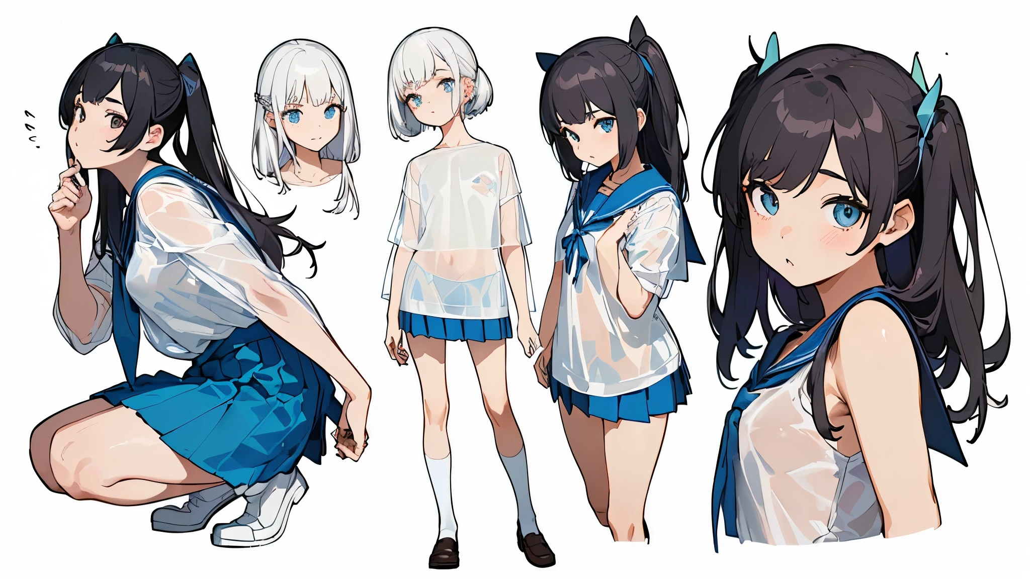 ((((realistic, Painting, 少female, 4K,  masterpiece:1.5, masterpiece:1.5, top quality:1.5, High Resolution:1.5, Perfect Head:1.5, super detailed illustration:1.5, beautiful eyes:1.5, nude:1.5, character concept art:1.5, Official Art, hyperdetail,  Full of Details ,  high definition exquisite fan art,  clear line, Very clear shading , Clear color , calm color, Deep color, watercolor, Popular characters, Best character, Supreme character, Popular charactersデザ, Best characterデザ, Supreme characterデザ, Trendy character design, Popular charactersヘアカラー, Popular charactersヘアデザ, ティーン少female, 青年female, female, 成人female, 淑female, 二次性徴期少female,  puberty,  puberty処female,  pubertyfemale性器,  puberty少female,  pubertyギャル,  pubertyギャル少female, 日焼け少female, 9歳少female, 10歳少female, 11歳少female, 少female, 13歳少female, 14歳male, 15歳少female)))), Prisma Illya, ((Whole body, full body, whole body, Realistic head and torso, Age-appropriate head and body , Character design sheet , multiview,  three-sided view, front view, side, side view, behind, Behind the View, Full body shot turnaround , same character, Same role,  scene of environmental change , Mr.々Composition, Mr.々Angle, having fansa, That's Fansa)), (((female子学制服と全身全裸の比較, 全身全裸とfemale子学制服の比較, Whole bodyの着ている薄い学制服が透けている, The school uniform is see-through, revealing the naked body, The school uniform is see-through, revealing the naked body, The school uniform is see-through, revealing the naked body, The school uniform is see-through, revealing the naked body, 年齢相応のfemale性器が見えている, 年齢相応のfemale性器が透けて見えている, 全身の立ち姿勢でWhole bodyを見せている, The upper body is bent in a standing position with the whole body, 上体をのけ反らせて腋を見せてsquatting, 全身の立ち姿勢でshowing armpits, 全身の立ち姿勢で少し上体を反らせてshowing armpits, 腋を見せたsexy pose for the body, 両腕を上げて腋を見せたsexy pose for the body, 上体をのけ反らせて腋を見せてしゃがんだsexy pose for the body,  standing position with the upper body slightly raised to look up at the top , Age-appropriate realistic buttocks, Butt line , スポーティなButt line , 引き締まったButt line , behindからの全身を斜め下から見上げたButt line , behindからの全身を斜め下から見上げた引き締まったButt line , behindからの全身を斜め下から見上げたスポーティなButt line ,  back line , 最高の back line , Waist line , 最高のWaist line , Pelvic line , 最高のPelvic line , 引き締まったPelvic line , curvy beauty, curvy beauty少female, Groin, 最高のGroin,  showing the body, Lift up the , toned body, appeal to abs, Appealing your armpits, showing armpitsポーズ, 腋を見せたsexy pose for the body, Natural Gestures , 自然 Poses , Cute gestures, cute pose, Mr.々 Poses , Cool pose,  aggressive pose, Action Poses,  Brainy Pose, sexy pose for the body, A picture perfect pose, Popular Poses ,  Beautiful Poses , healthy body, 健康的 Poses )))　smile　愛らしいsmile　最高のsmile　屈託のないsmile　Baby face　 cute expression　A rich expression　adorable expression　 ish expression　soft expression　Angel　Angel界隈　Little Devil　Little Devil的　idol　idolの制服　ジュニアidol　female子学生の夏服　処female　ignorance　 clear　 pure 　Obedient　 sexual goodness theory 　Closeness　Evil free　Emotional　open　aggressive　sensual　 charming　Passionate　Emotional　Bold　Fan　Shameless　fine　Cheerful　Active　active　dynamic　 playful gesture　Friendly gestures　playful 　I miss you　 enjoy　is delighted　Happy 　 is inviting to have sex　The well-liked 　Loved　elegant　stylish fashion　 pubertyのファッション　fantasy　fantasy制服　fantasy衣装　noble　noble制服　upper class　upper class制服　Vtuber　人気Vtuber　セクシーVtuber　cosplayer　人気cosplayer　セクシーcosplayer　 positive for home　sensitive　succubus　 female 　Pastoral　bright vibe　Cyberpunk　 History　god聖　魔法少female　魔法少femaleの制服　 puberty少femaleの日焼け跡　sunburn marks on swimsuit　Mr.々I'm wearing an accessory 　Wears a lot of decorations　Bright decoration　 Thin black tights that fit the whole body are transparent　showing armpits　腕を上げてshowing armpits　squatting　Dance performance　Dancer　Dancing beautifully　god々Female genitals with a straight line in the crotch of an age-appropriate girl that is completely transparent from 　1枚だけのWhole bodyのアップシーン