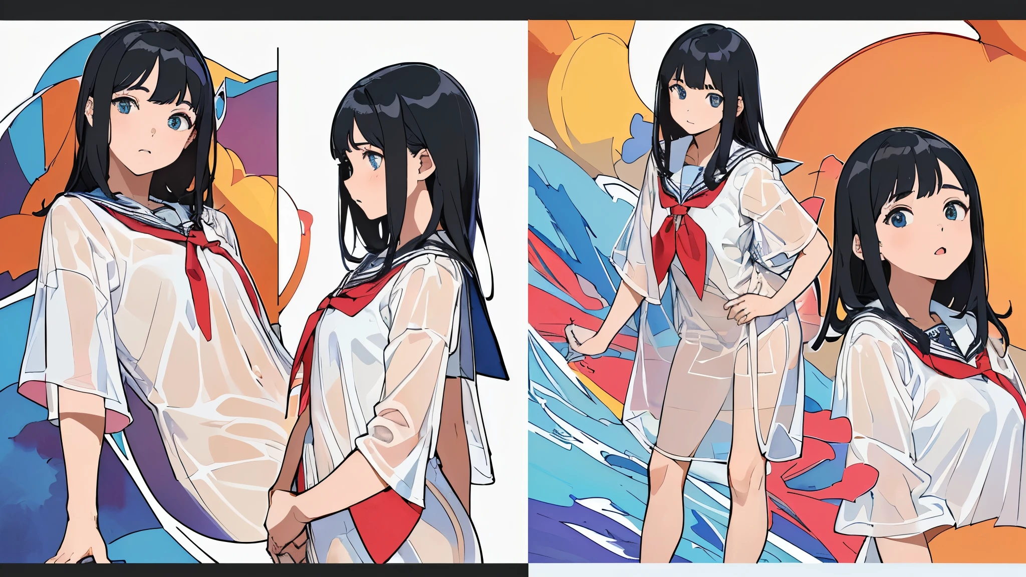 ((((realistic, Painting, 少female, 4K, masterpiece:1.5, masterpiece:1.5, top quality:1.5, High Resolution:1.5, Perfect Head:1.5, super detailed illustration:1.5, beautiful eyes:1.5, nude:1.5, character concept art:1.5, Official Art, hyperdetail, Full of Details , high definition exquisite fan art, clear line, Very clear shading , Clear color , calm color, Deep color, watercolor, Popular characters, Best character, Supreme character, Popular charactersデザ, Best characterデザ, Supreme characterデザ, Trendy character design, Popular charactersヘアカラー, Popular charactersヘアデザ, ティーン少female, 青年female, female, 成人female, 淑female, 二次性徴期少female, puberty, puberty処female, pubertyfemale性器, puberty少female, pubertyギャル, pubertyギャル少female, 日焼け少female, 9歳少female, 10歳少female, 11歳少female, 少female, 13歳少female, 14歳male, 15歳少female)))), Prisma Illya, ((Whole body, full body, whole body, Realistic head and torso, Age-appropriate head and body , Character design sheet , multiview, three-sided view, front view, side, side view, behind, Behind the View, Full body shot turnaround , same character, Same role, scene of environmental change , Mr.々Composition, Mr.々Angle, having fansa, That's Fansa)), (((female子学制服と全身全裸の比較, 全身全裸とfemale子学制服の比較, Whole bodyの着ている薄い学制服が透けている, The school uniform is see-through, revealing the naked body, The school uniform is see-through, revealing the naked body, The school uniform is see-through, revealing the naked body, The school uniform is see-through, revealing the naked body, 年齢相応のfemale性器が見えている, 年齢相応のfemale性器が透けて見えている, 全身の立ち姿勢でWhole bodyを見せている, The upper body is bent in a standing position with the whole body, 上体をのけ反らせて腋を見せてsquatting, 全身の立ち姿勢でshowing armpits, 全身の立ち姿勢で少し上体を反らせてshowing armpits, 腋を見せたsexy pose for the body, 両腕を上げて腋を見せたsexy pose for the body, 上体をのけ反らせて腋を見せてしゃがんだsexy pose for the body, standing position with the upper body slightly raised to look up at the top , Age-appropriate realistic buttocks, Butt line , スポーティなButt line , 引き締まったButt line , behindからの全身を斜め下から見上げたButt line , behindからの全身を斜め下から見上げた引き締まったButt line , behindからの全身を斜め下から見上げたスポーティなButt line , back line , 最高の back line , Waist line , 最高のWaist line , Pelvic line , 最高のPelvic line , 引き締まったPelvic line , curvy beauty, curvy beauty少female, Groin, 最高のGroin, showing the body, Lift up the , toned body, appeal to abs, Appealing your armpits, showing armpitsポーズ, 腋を見せたsexy pose for the body, Natural Gestures , 自然 Poses , Cute gestures, cute pose, Mr.々 Poses , Cool pose, aggressive pose, Action Poses, Brainy Pose, sexy pose for the body, A picture perfect pose, Popular Poses , Beautiful Poses , healthy body, 健康的 Poses ))) smile 愛らしいsmile 最高のsmile 屈託のないsmile Baby face cute expression A rich expression adorable expression ish expression soft expression Angel Angel界隈 Little Devil Little Devil的 idol idolの制服 ジュニアidol female子学生の夏服 処female ignorance clear pure Obedient sexual goodness theory Closeness Evil free Emotional open aggressive sensual charming Passionate Emotional Bold Fan Shameless fine Cheerful Active active dynamic playful gesture Friendly gestures playful I miss you enjoy is delighted Happy is inviting to have sex The well-liked Loved elegant stylish fashion pubertyのファッション fantasy fantasy制服 fantasy衣装 noble noble制服 upper class upper class制服 Vtuber 人気Vtuber セクシーVtuber cosplayer 人気cosplayer セクシーcosplayer positive for home sensitive succubus female Pastoral bright vibe Cyberpunk History god聖 魔法少female 魔法少femaleの制服 puberty少femaleの日焼け跡 sunburn marks on swimsuit Mr.々I'm wearing an accessory Wears a lot of decorations Bright decoration Thin black tights that fit the whole body are transparent showing armpits 腕を上げてshowing armpits squatting Dance performance Dancer Dancing beautifully god々Female genitals with a straight line in the crotch of an age-appropriate girl that is completely transparent from 1枚だけのWhole bodyのアップシーン