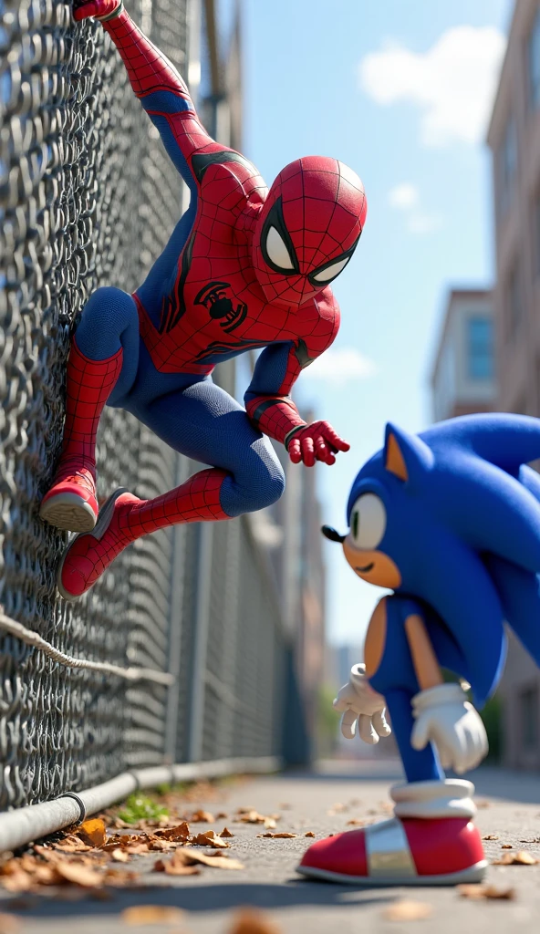 a detailed realistic M_SHOT of SONIC AND SPIDERMAN standing back-to-back warrior, holding a shotgun--- cinematic=canon 5d, ultra skin intricate clothes accurate hands, BLUE eyes, perfect eyes, best quality, extremely sharp focus face, analog fine film grain, post-apocalyptic, cinematic, realistic, trending art station, helicopter, flag of israel. focus, studio photo, details, highly Rutkowski, intricate, busy, raw, 64k, isometric, digital smog, 3d render, octane volumetry--,{{{ UHD detailed eyes}}} and lips,beautiful detailed face,long eyelashes,smooth skin,natural body shape--hyper realistic fur:1.3), (detailed fur:1.2), (fur covered body:1.2), (male:1), (canine features:0.5), (expressive face, detailed face:1.3), (realistic:1.3), (photorealistic, photo-realistic:1.2), full color, (3d:2), (highly detailed:1.2), masterpiece, 64k.