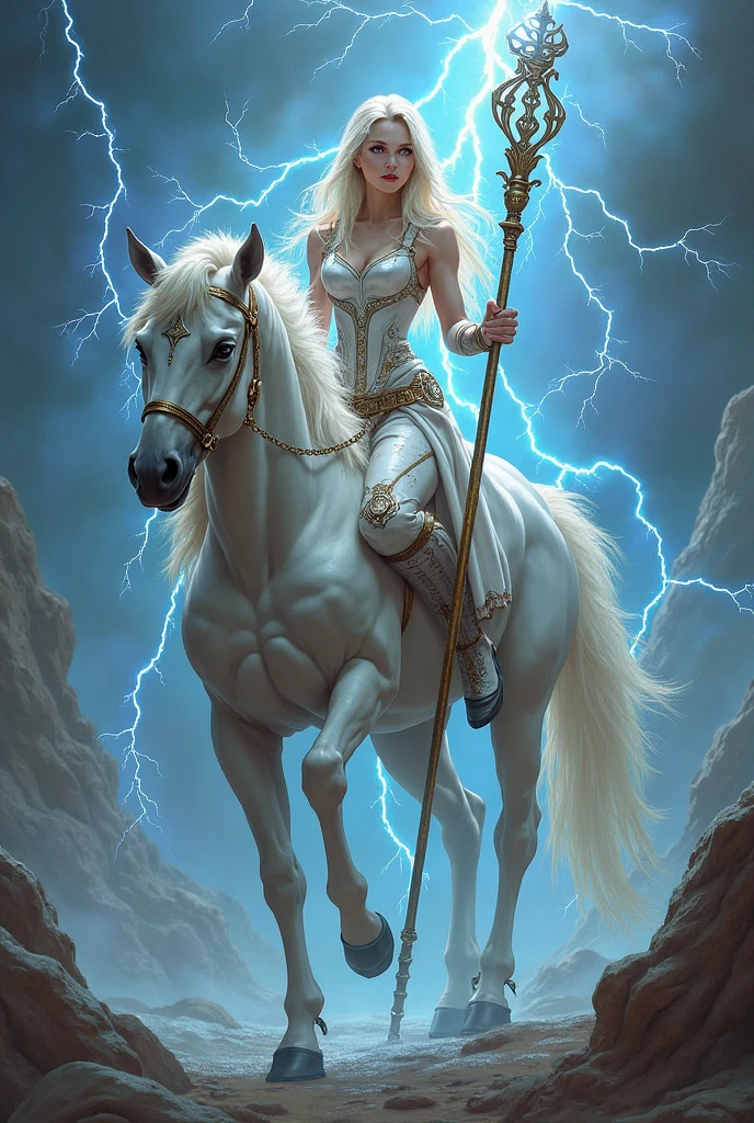 In a very grand scene，The extra-large wide-angle lens captures the appearance of a female centaur。（She is traveling through the stars：9.9），She is tall，It has the ultimate curvy beauty，The muscles are slender and firm，Beautiful lines。Her facial features are tough and coquettish，Always with a sunny smile。She wears special tight-fitting equipment with a strong sense of technology，Step on multifunctional off-road style heels，Delicate and practical protective gear is worn on the hands, feet, wrists, neck and shoulders。The detection equipment around you flashes various cue lights and neon-like information screens，Let her exude a charming brilliance。Use Midjourney's advanced tools，Design special tight-fitting equipment for female centaurs，Highlight her unique physiological characteristics and appearance details，Add realism。And in her adventure scene，Spectacular views of nature，Such as the sky where storms and sunny days alternate、Brilliant rivers of stars and auroras、The snow-capped summit of Mount Everest、Fireworks in the mountain town, etc。ao mesmo tempo，Away from the hustle and bustle of Long Beach Pier is a neon-lit spaceship docked，Create a fantastic scene。Use Midjourney's advanced tools and multiple color palettes、Brush Strokes、Texture tools and model packages，It shows a sense of atmosphere where beauty and charm coexist。The charm of the female centaur is highlighted through color and lines，Enhance realism with detailing，Create a surreal dreamy feeling。Additionally，Use Midjourney's tools to add a variety of extreme sports gear and cultural trinkets to the female centaur，Create intricate hairstyles and outfits，Give her a sense of premium。She never flinches，Regardless of the terrain，can respond quickly，Even the extreme geography and dangerous terrain of aliens cannot stop her。Use Midjourney's powerful tools，You can do it with incredible detail and beauty，Bring this ultra-grand and beautiful scene to life。Ultra-grand scenes，super wide shot， hdr，（真实感，Masterpiece quality，