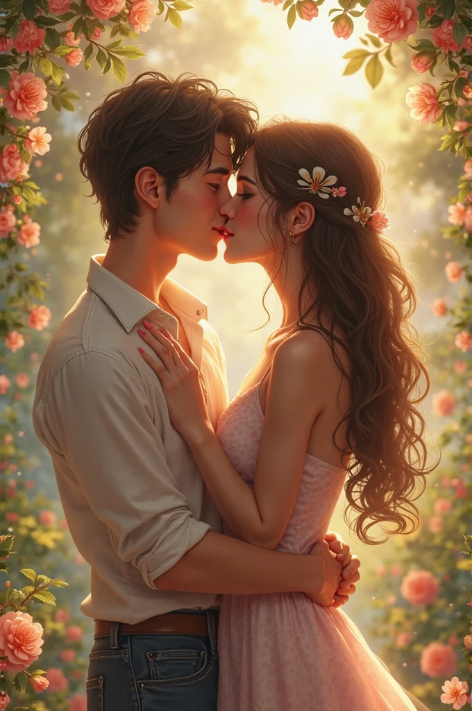 Kissing gf bf