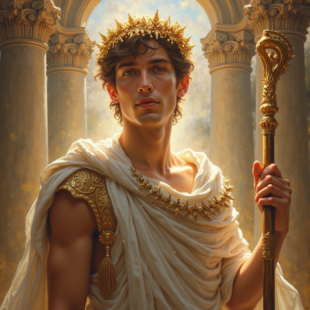 Libra a man holding a scale
