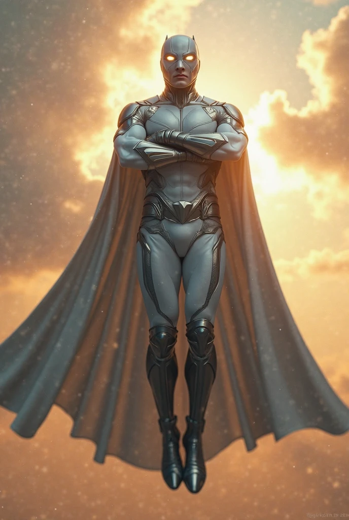 an immortal superhero with a white super suit