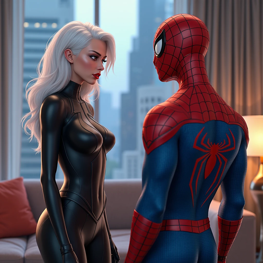 spider girl and spider man having doggy style sex, spider man suit with web patterns, short red skirt with web patterns, extremely detailed, photorealistic, full body, realistic anatomy, highly detailed face, beautiful eyes, detailed lips, realistic skin texture, doggy style sex, hyper detailed, 8k, masterpiece, perfect composition, hyperrealistic, super detailed, 8k, high quality, trending art, trending on artstation, sharp focus, studio photo, intricate details, highly detailed, art by greg rutkowski