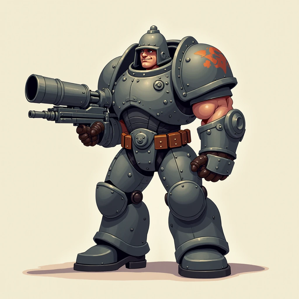 big daddy from bioshock running to the left