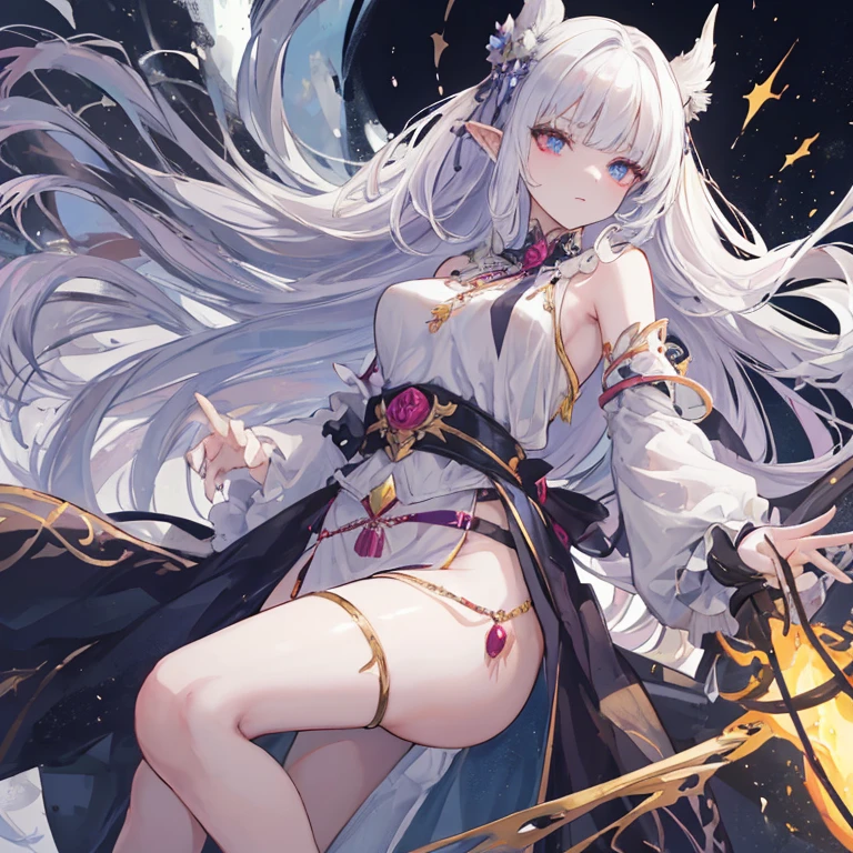 (最high quality、High resolution、Textured skin、high quality、Caution about scars、Precise CG unification)、Adult female body type、Angel、Pass judgment、Fighting、Holy Radiance、gameCG、magic circle