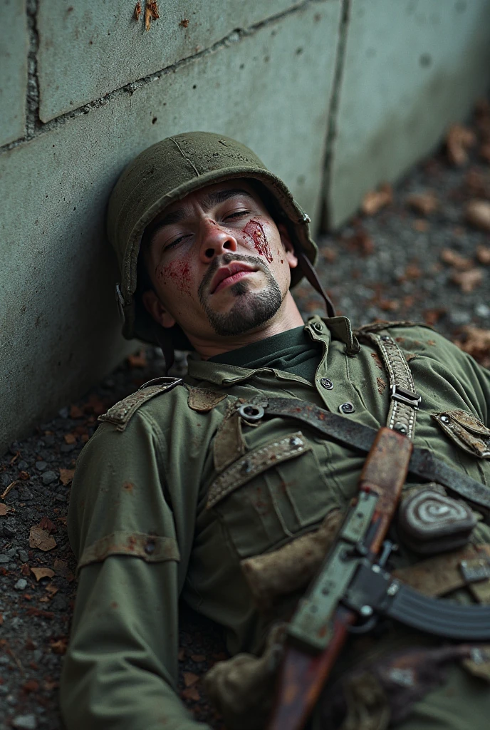Serbian soldier shot in head