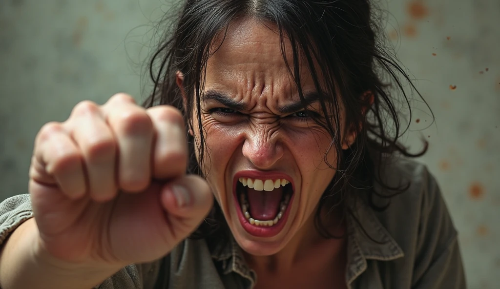 the daughter was angry