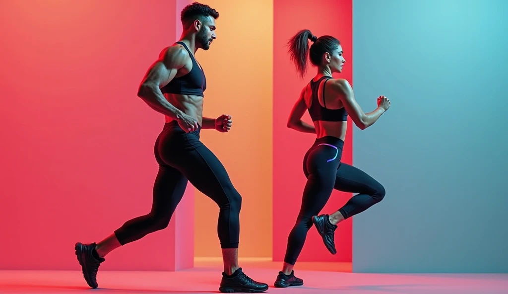 a poster for a company named Flexora with tag line
the perfect fit for every flex it is an Athleisure company