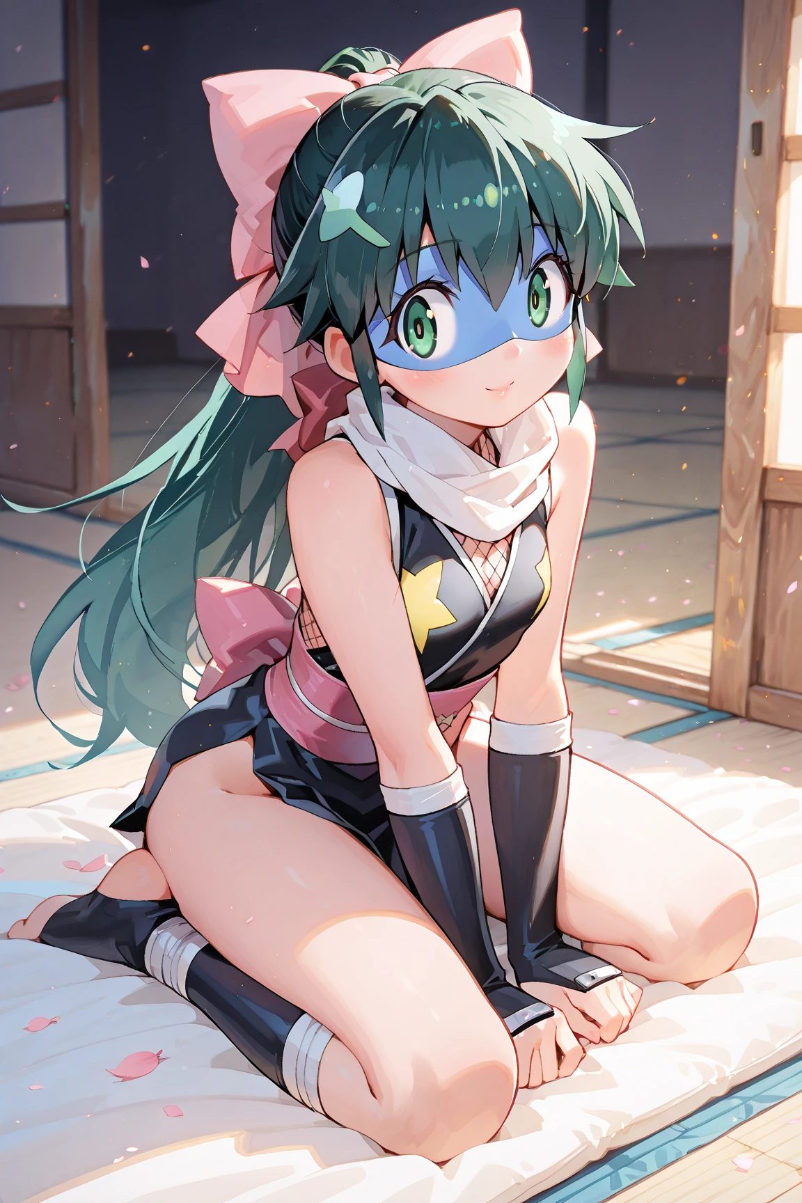 (Masterpiece, High Quality, Top quality, High-Detailed, Detailed CG, Cinematic Shadow, Cinematic Scene, Beautiful Detailed Eyes, Ultra Resolution, Depth of Field, High Resolution, Masterpiece: 1.2), Anime Art style, Very Detailed, Dynamic Angle, Teen Style, Detailed Green Hair, Detailed Blue Eyes, Purple Eye, Slim Body, Sparkling Eyes, Sparkling Detailed Eyes, Hair Accessory, Earrings, Slightly Blunt Bangs, Looking at the Audience, Cute, Five Finger, Bunny Ear, Animal Ear, (Angry Expression:1.2), (Chinese Flower Pattern), (Chinese Underwear: dudou [Bellyband], [Pocket], [pocket]), (moxiong [Tube Top]), (Waxiong [Stockings]), (Lanqun [Skirt]), (Hehuan Lanqun [合欢Skirt]), lingerie, Underwear, Good Composition, Legs, Feet, Wet, Water, Thighs, Small Breasts, Small Size Breasts, Blur Background, Chinese Architectures