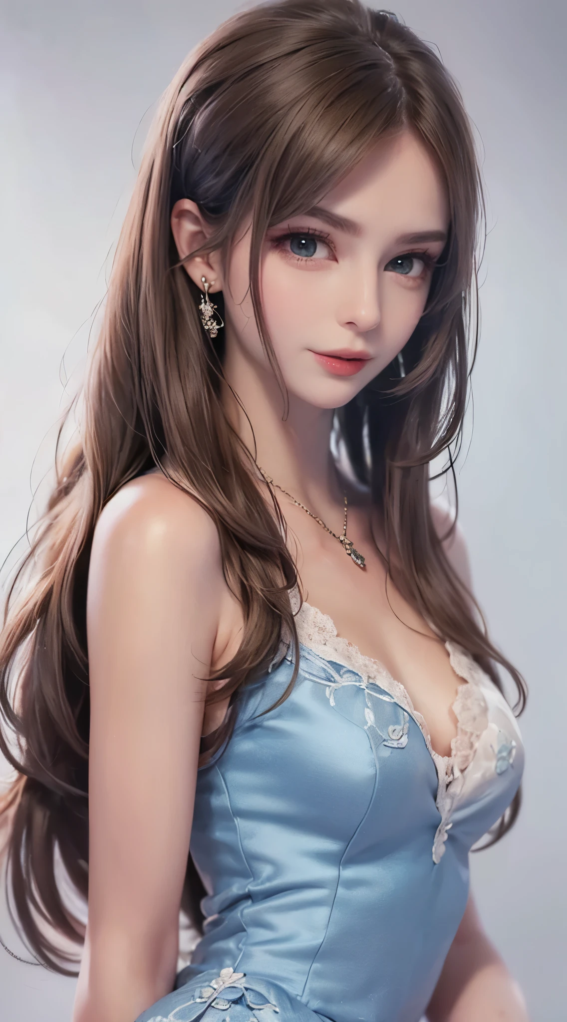 girl,face,curly hair,red hair,white background,small breasts(1. beauty , Supermodel ), ( Perfect Anatomy ), (( upper body shot)), Golden Ratio, (top quality:1.4), 32k resolution, ( realistic :1.5), High resolution UHD, (masterpiece :1.2)), (Improved quality:1.4), ( Very beautiful face details ), (Grin), (top quality), ((blue silk dress decorated with finely detailed pattern :1.37)), earrings, necklace, (small Breasts:1.3), (thigh), Accurate Fingers, very detailed, beautiful eyes, double eyelids , eyelash , Shaping your eyebrows, ((very detailed)), red cheeks , Ultra- realistic eyes, Perfect Lips, perfect eyes, natural cosmetics , [ pink lipstick ], (( Commitment to quality :1.2)), ( beautiful lips:1.33), (Great nose:1.2), (small Breasts), brunette pixie cut, (( realistic )), (( Sharp Focus )), ( Highest Resolution ), (( high image quality)), ((masterpiece)), Professional Cinema Lighting
INFO
