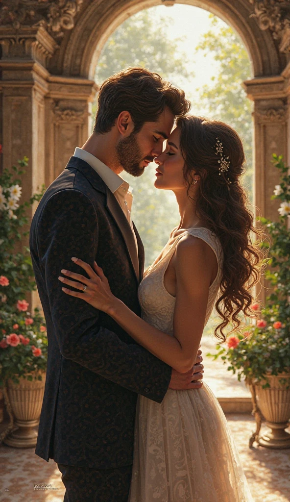 "Entretanto, Leonardo was very mischievous and barely knew how to read and write, as a result of leaving school.

Further on, the boy falls in love with Luizinha,  but , their involvement was short-lived at that time.

Luizinha's family was very wealthy. José Manuel, a family friend, decided to propose to her mother in order to keep her assets and fortune." Create an image with this phrase